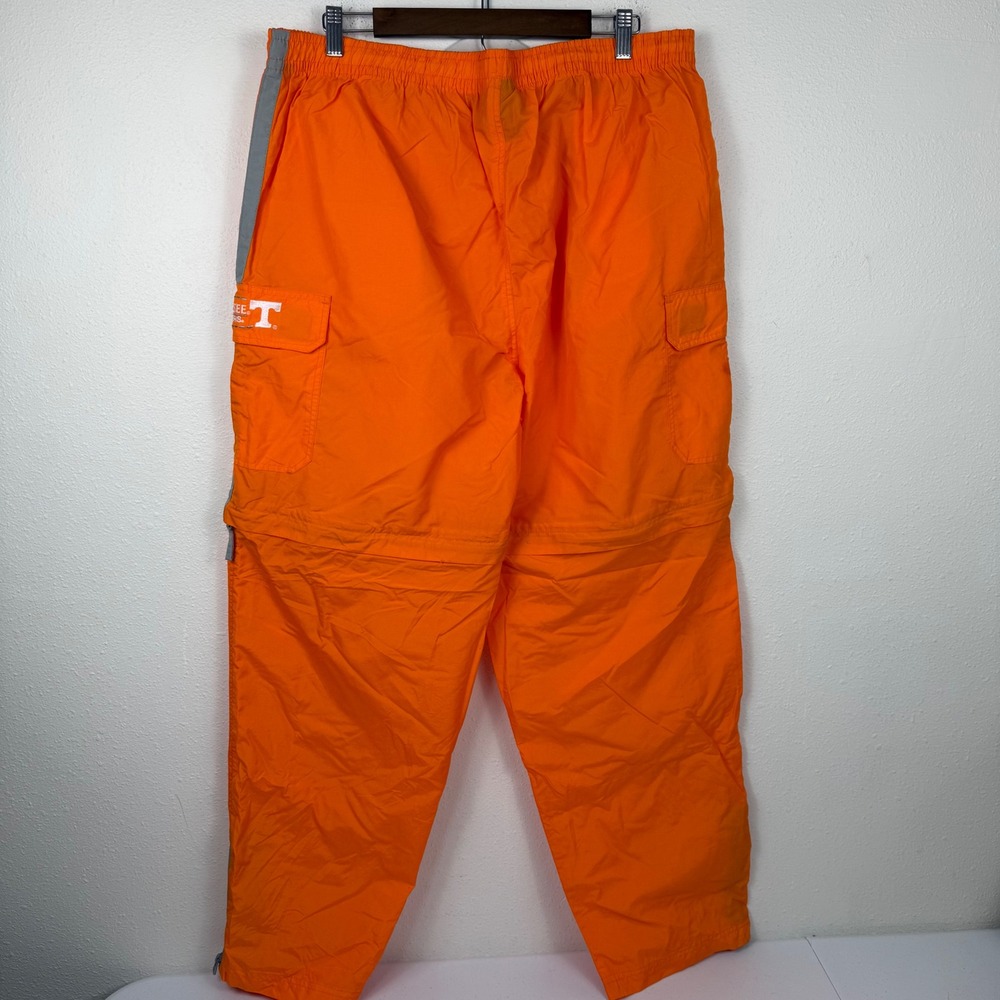 Starter Tennessee Volunteers Orange Nylon Zip Off Convertible Track Pants XL